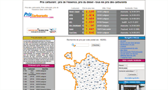 Desktop Screenshot of prixcarburants.com